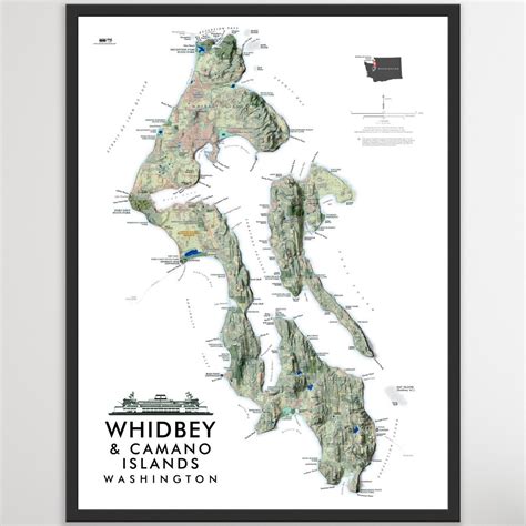 Whidbey Island Map — Mitchell Geography