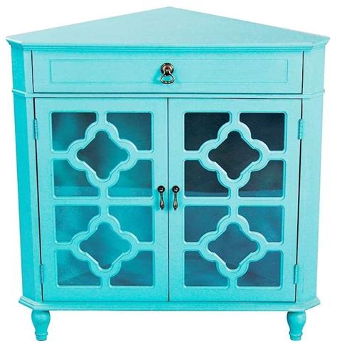 Beachcrest Home Moretown 2 Door Accent Cabinet Corner Cupboard, Corner ...