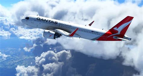 [8K Livery] Qantas A320 Neo v1.0 (2) - Flight Simulator Addon / Mod