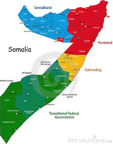 Jubaland State Map - Printable Map