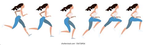 1,396 Running Woman Animation Images, Stock Photos & Vectors | Shutterstock