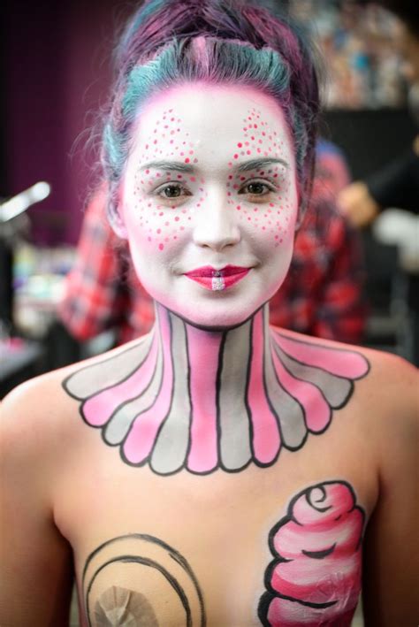 Body painting classes at CMC Makeup School. Learn Freehand, Airbrush ...