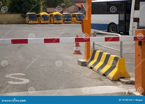 Bus parking stock image. Image of agency, reserved, parking - 19785125