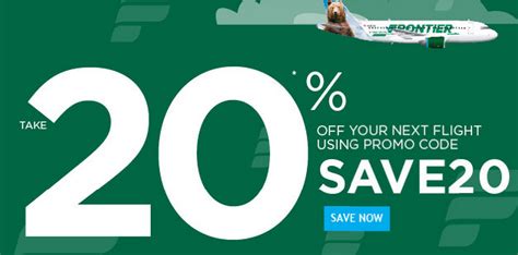 20% Off Frontier Airlines & Low Cost Carrier Advice - Miles to Memories