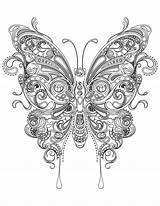 Free Printable Butterfly Coloring Pages Adults  Templates sketch template