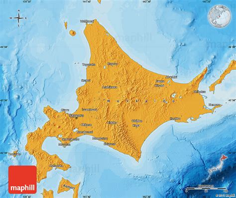 Political Map of Hokkaido