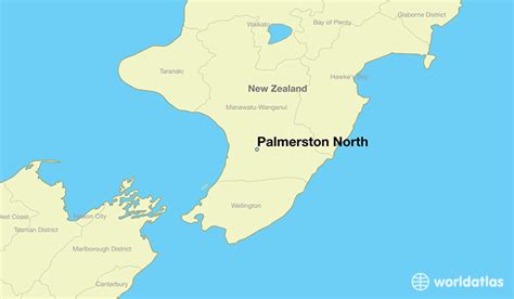 Where is Palmerston North, New Zealand? / Palmerston North, Manawatu-Wanganui Map - WorldAtlas.com