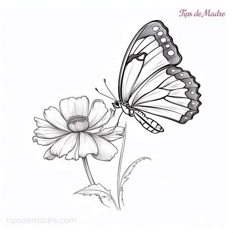 Dibujos de mariposas para colorear e imprimir, para niños - Tips de Madre