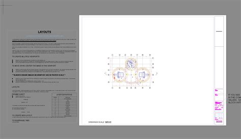 Open Source AutoCAD Template, Tutorial, .DWG File Download, Blocks, etc.