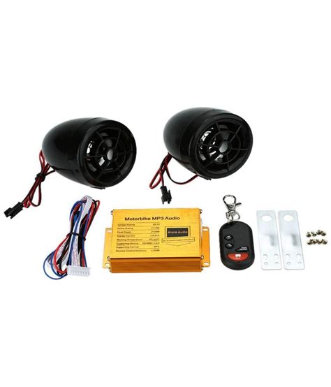 Waterproof Motorcycle Audio Systems MP3 Speakers FM Radio Motorcycle ...