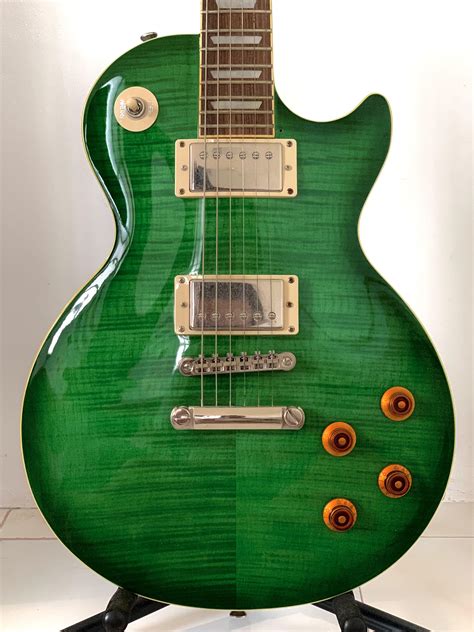 Epiphone Les Paul Standard Green Burst 2019, Hobbies & Toys, Music & Media, Musical Instruments ...