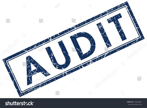 Audit Stamp Stock Photo 130649801 : Shutterstock