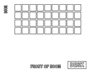 Editable Seating Chart in Word Format - Freeology