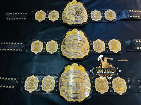 IWGP Championship Belt - Customize Your Piece of Wrestling History