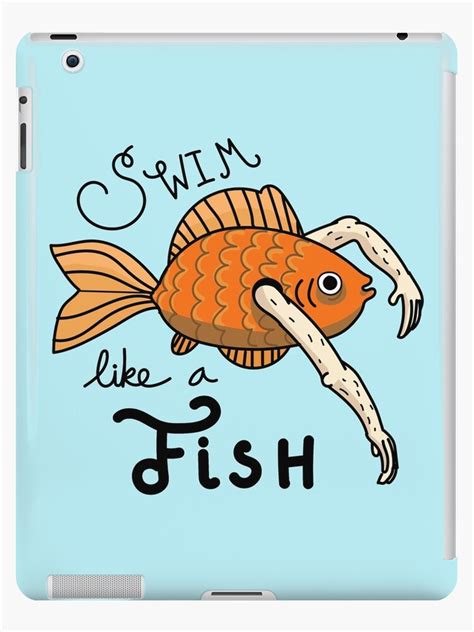 "Swim Like a Fish - Human Arms" iPad Cases & Skins by Kjoule | Redbubble