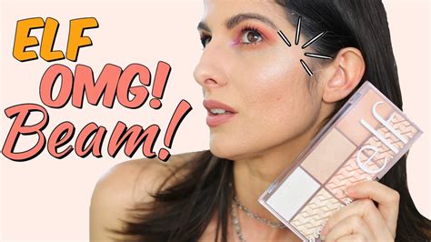 BETTER THAN HIGH END? ELF Glow Gleam Beam Highlighter! - YouTube