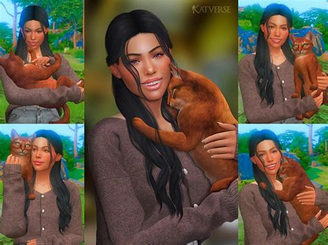 The Sims Resource - Posing with a Cat Pose Pack | Sims 4 couple poses, Sims 4 pets, Sims 4 family