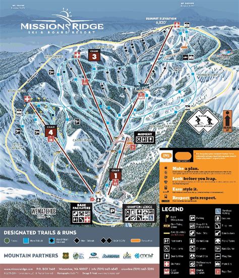 Mission Ridge Trail Map | OnTheSnow