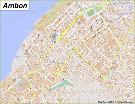 Ambon Map | Indonesia | Discover Ambon City and Island with Detailed Maps