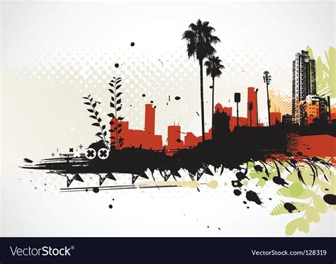 Urban background Royalty Free Vector Image - VectorStock