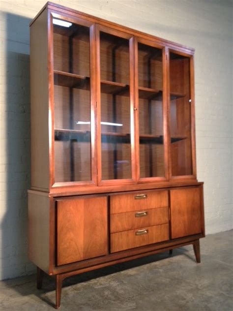 Mid-Century Danish Modern China Cabinet / Hutch / Bookcase