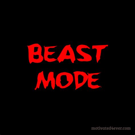 Beast Mode Motivational Silicone Bracelet, debossed red ...