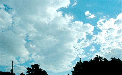 Clouds Trees Blue Sky Watercolor 3 | Christopher Sessums | Flickr