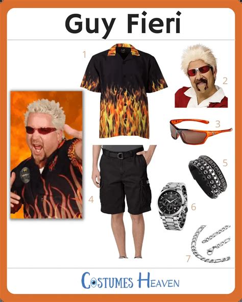 Guy Fieri Costume For Cosplay & Halloween 2024