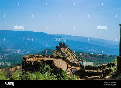 Pratapgarh Fort, Maharashtra Stock Photo - Alamy