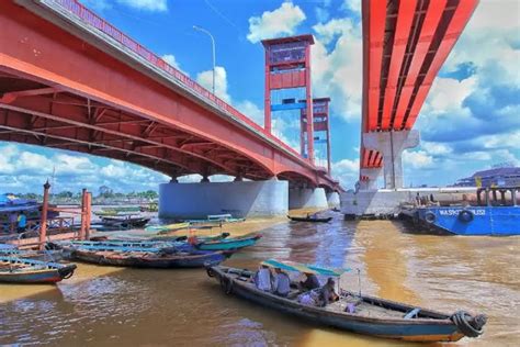 Sejarah Jembatan Ampera, Ikon Kebanggaan Warga Kota Palembang yang ...