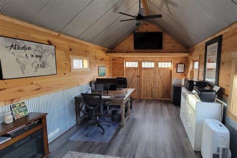 How To Convert A Shed Into A Home Office - The Perfect Office!