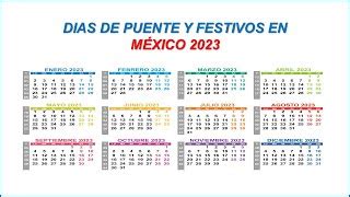 Estos Son Los Das Festivos Y Puentes En Mxico Para 2023 | Amarta Karya