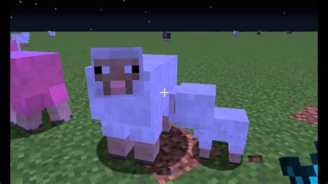 pink sheep in Minecraft! - YouTube