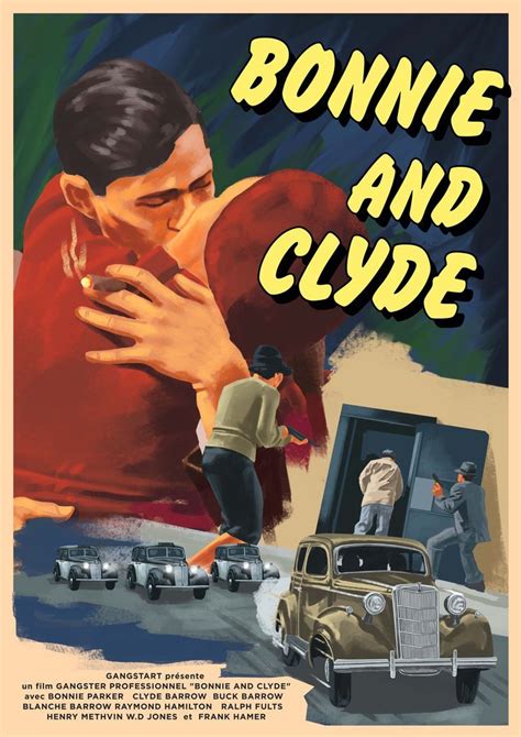 Bonnie and clyde vintage movie poster – Artofit