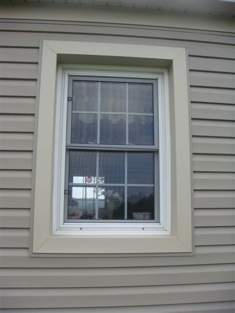 Horizontal Vinyl Siding with Aluminum Soffit, Fascia and Trough | Window trim, Vinyl siding ...