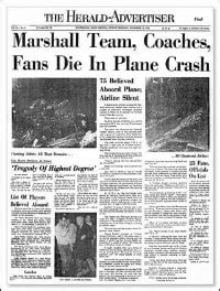 The Marshall University Plane Crash: A Look Back - HerdNation