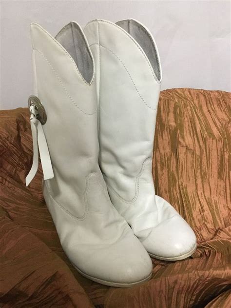 Drill Team Majorette Boots 9 Women's Leather Marching Costume Linda Lewis | Boots, Leather women ...