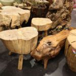 Wood Stump Coffee Table - TheBestWoodFurniture.com