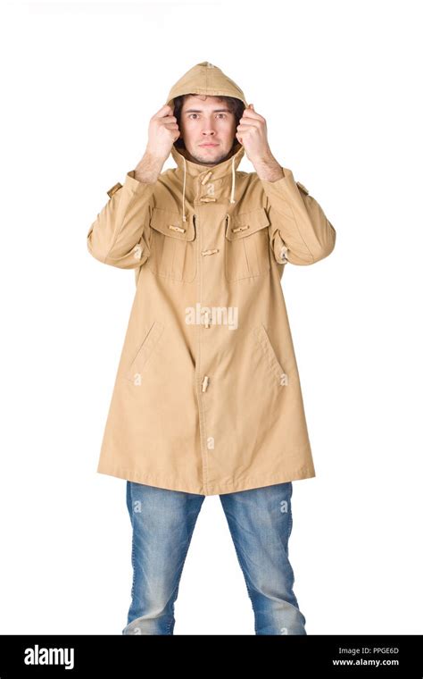 Raincoat hood hi-res stock photography and images - Alamy