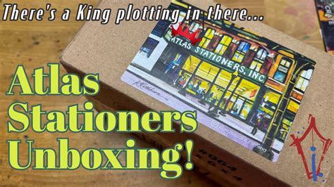 An Awesome Acquisition from Atlas Stationers: A King and a Plot(ter)! - YouTube