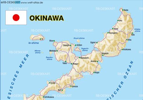 Map Of Okinawa Japan ~ ASYAGRAPHICS