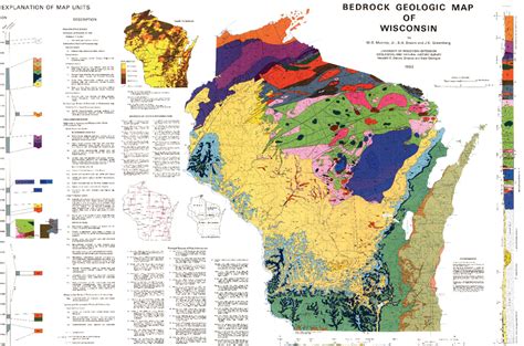 Geologic Map Of Wisconsin - Long Dark Mystery Lake Map