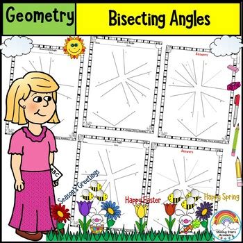 Bisecting Angles Worksheet Math Problems by Shining Stars Academy