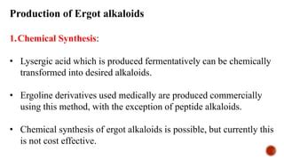 Ergot alkaloids | PPT