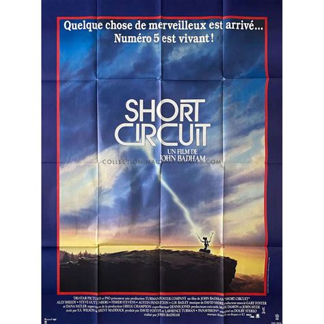 SHORT CIRCUIT French Movie Poster - 47x63 in. - 1986