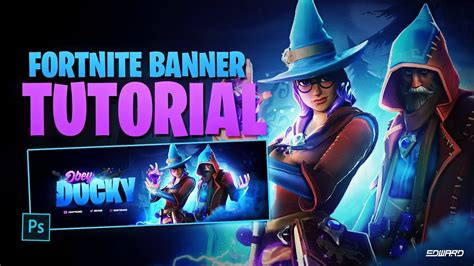 How To Make Fortnite Banner In Photoshop Youtube Banner Template | Images and Photos finder
