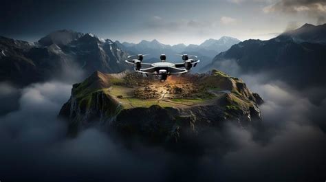 Premium AI Image | A photo of a drone capturing a 360 degree panorama