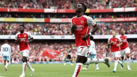 Saka sparkles as Arsenal opens PL season with win, Newcastle dismantle ...