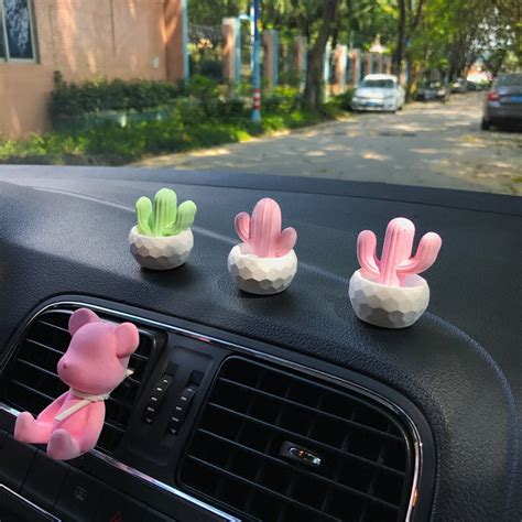 Car Dashboard Decoration - Cactus with Air freshener – Carsoda