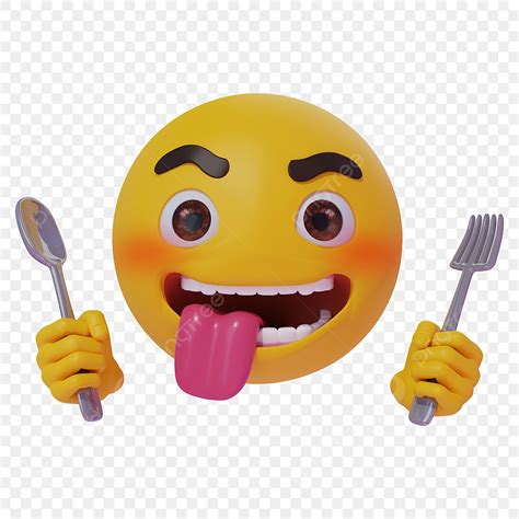 Facial Expression PNG Image, Emoji Social Media Icon Hungry Facial ...